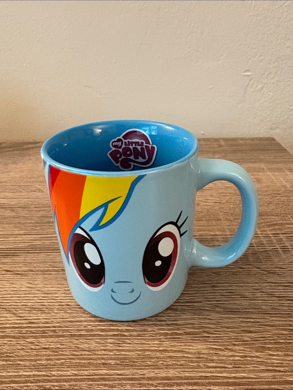 Hasbro My Little Pony Rainbow Dash Blue Mug Cup - Gently used